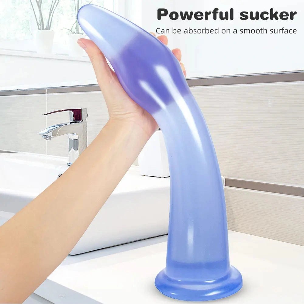 Smooth tapered suction cup dildo, photo 6