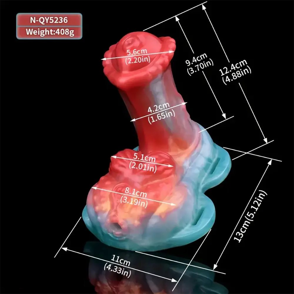 Colorful small g-spot silicone dildo, photo 2