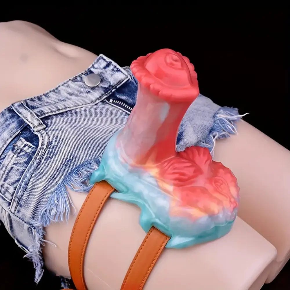 Colorful small g-spot silicone dildo, photo 8