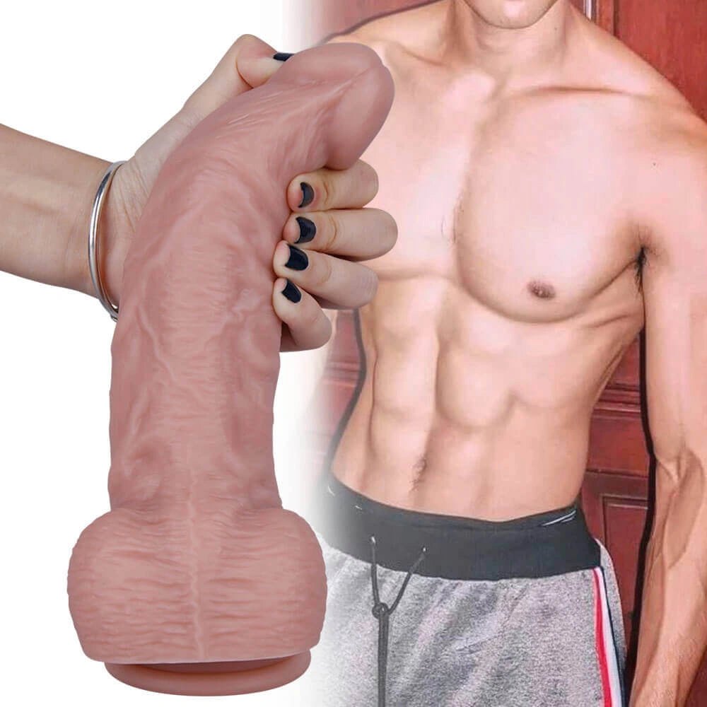 Flesh tone small glans realistic dildo, photo 4