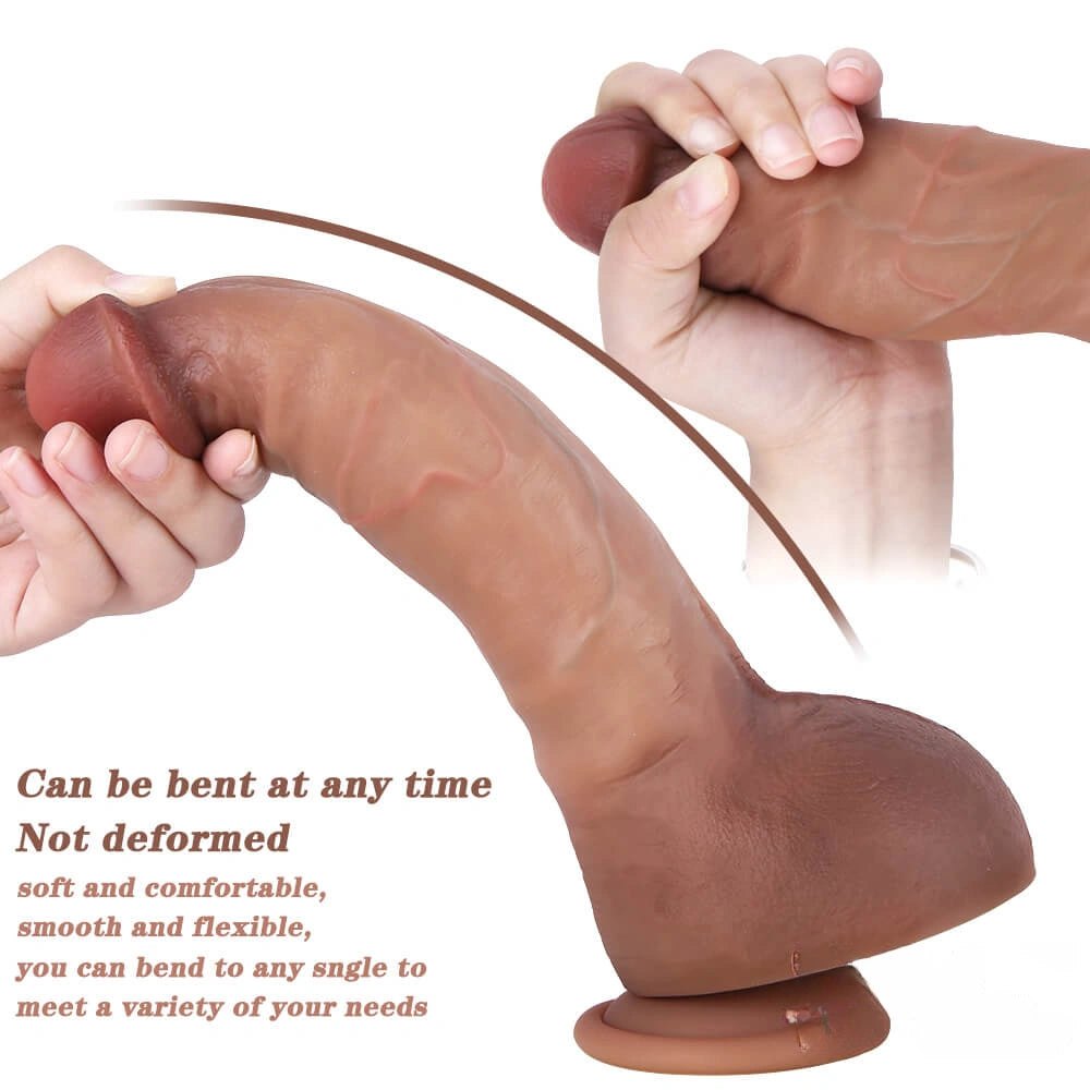 Flesh tone small glans suction cup dildo, photo 7