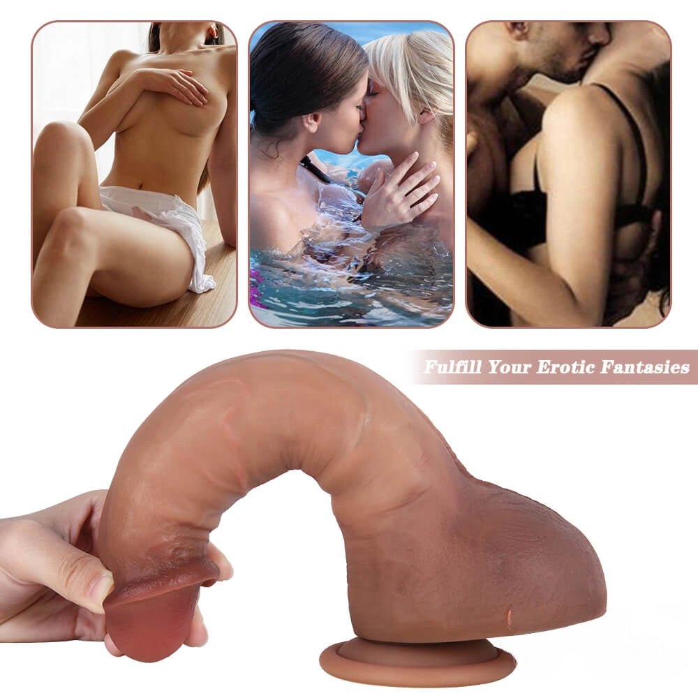 Flesh tone small glans suction cup dildo, photo 9