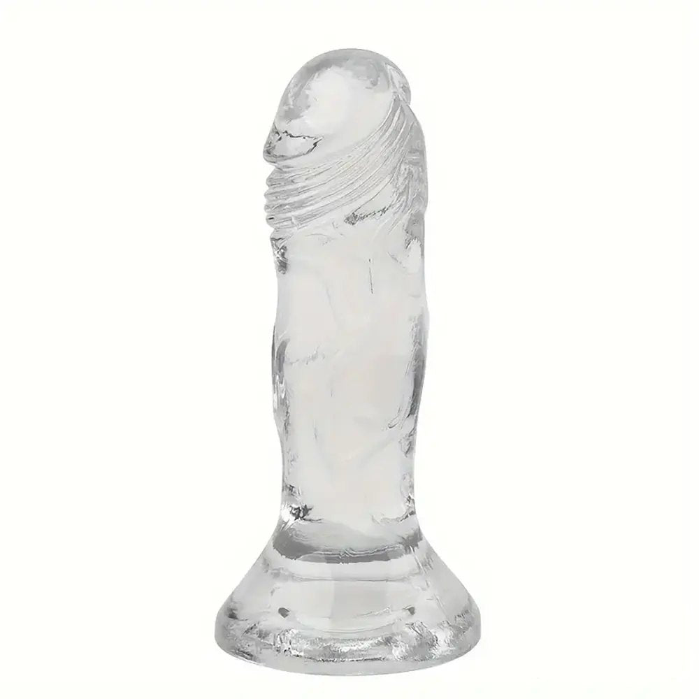 Clear small jelly dildo
