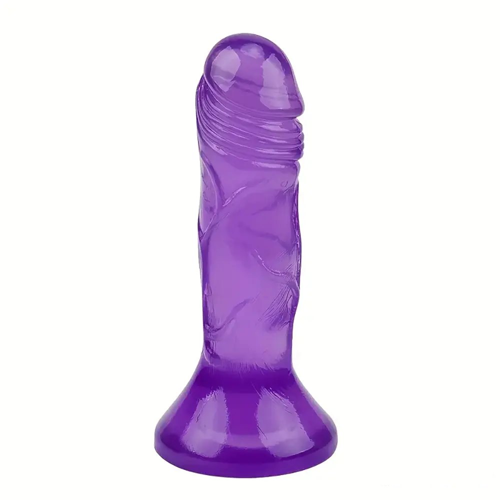 Purple small jelly dildo