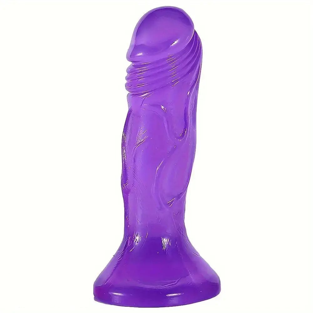 Small jelly realistic suction cup dildo, photo 1