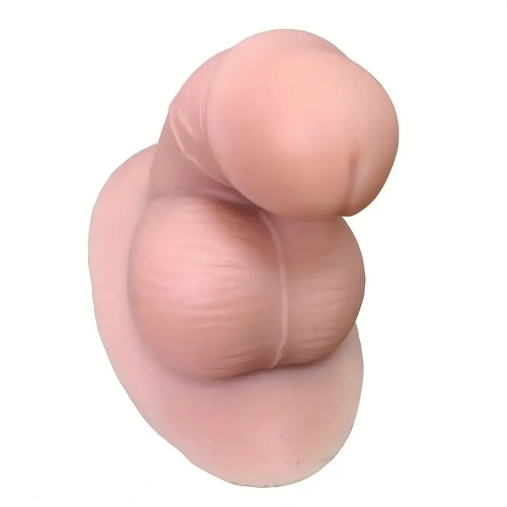 Flesh-tone small realistic silicone dildo, photo 2