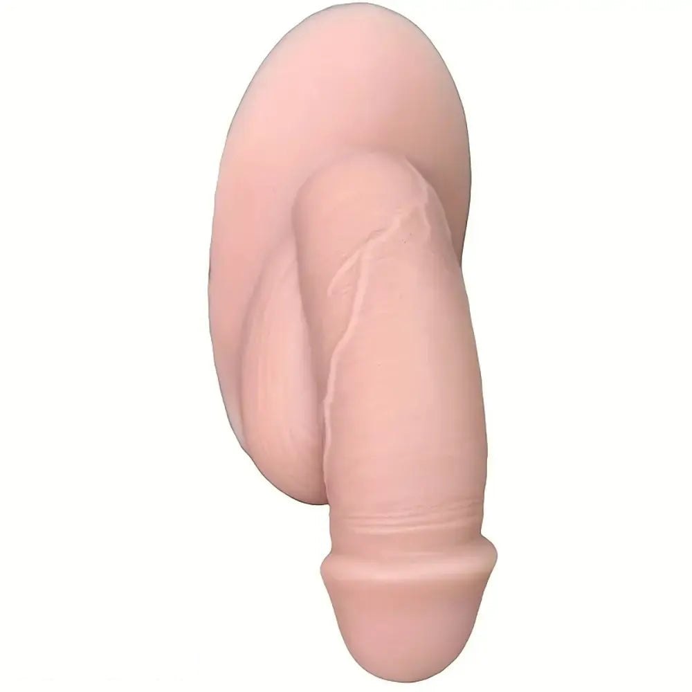 Flesh-tone small realistic silicone dildo, photo 3