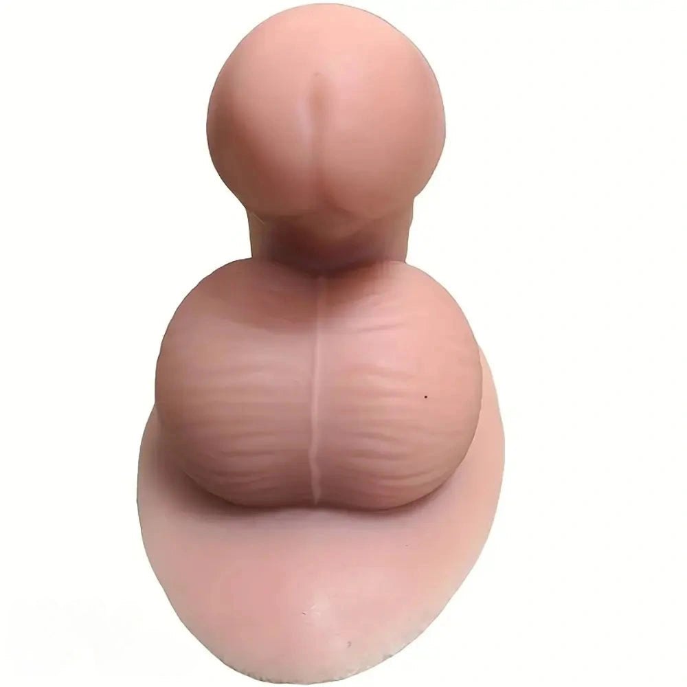 Flesh-tone small realistic silicone dildo, photo 4
