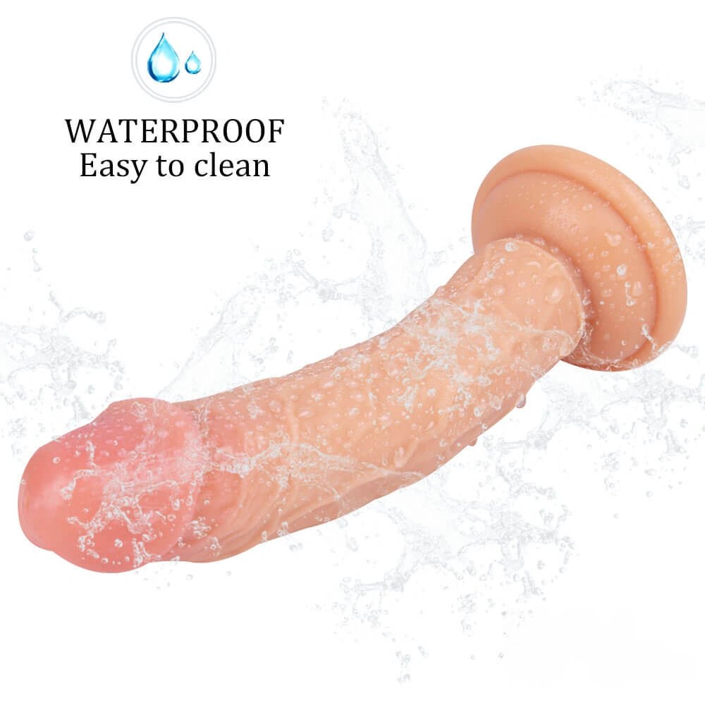 Slim realistic suction cup dildo, photo 6