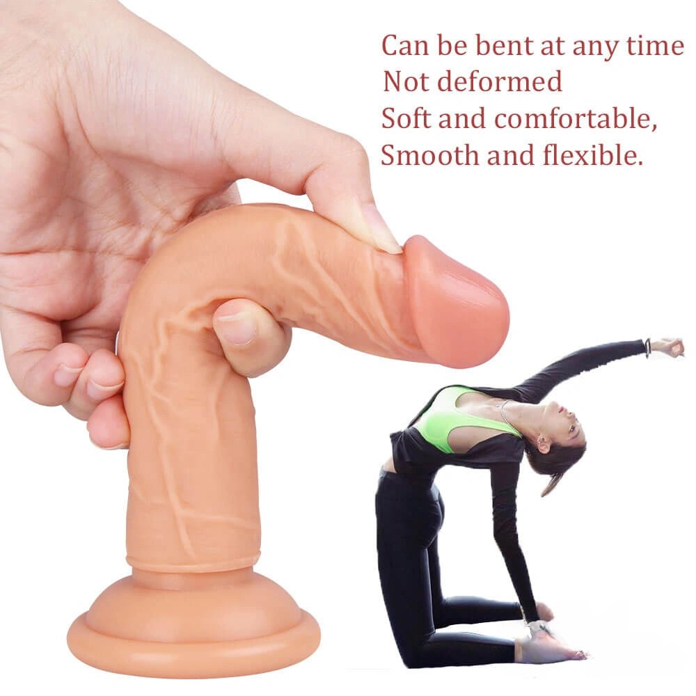 Slim realistic suction cup dildo, photo 7