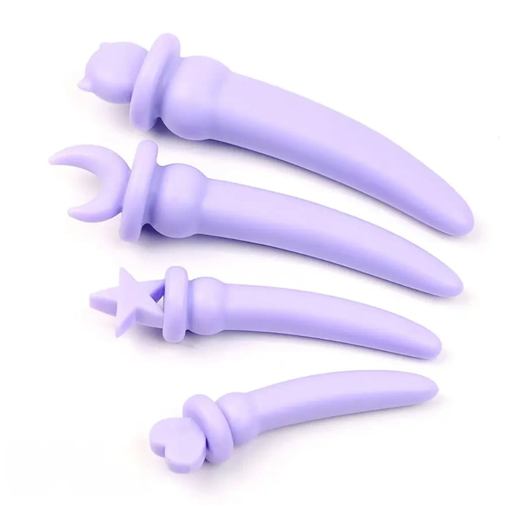 And purple slim probe set with charm toppers, photo 1