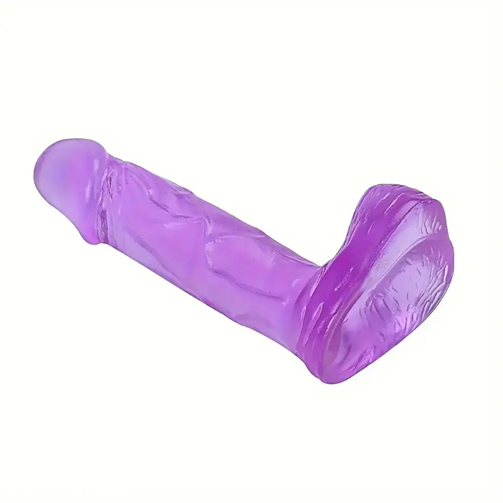 PurPle small pvc suction cup dildo