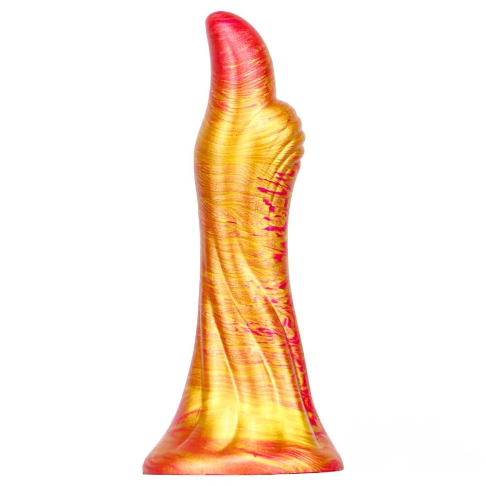 Marbled small thumb fantasy dildo, photo 12