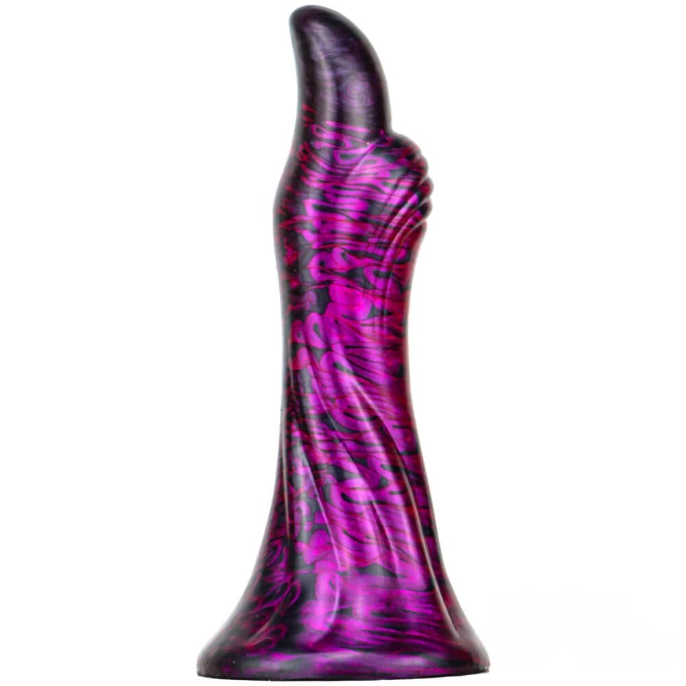 Marbled small thumb fantasy dildo, photo 2