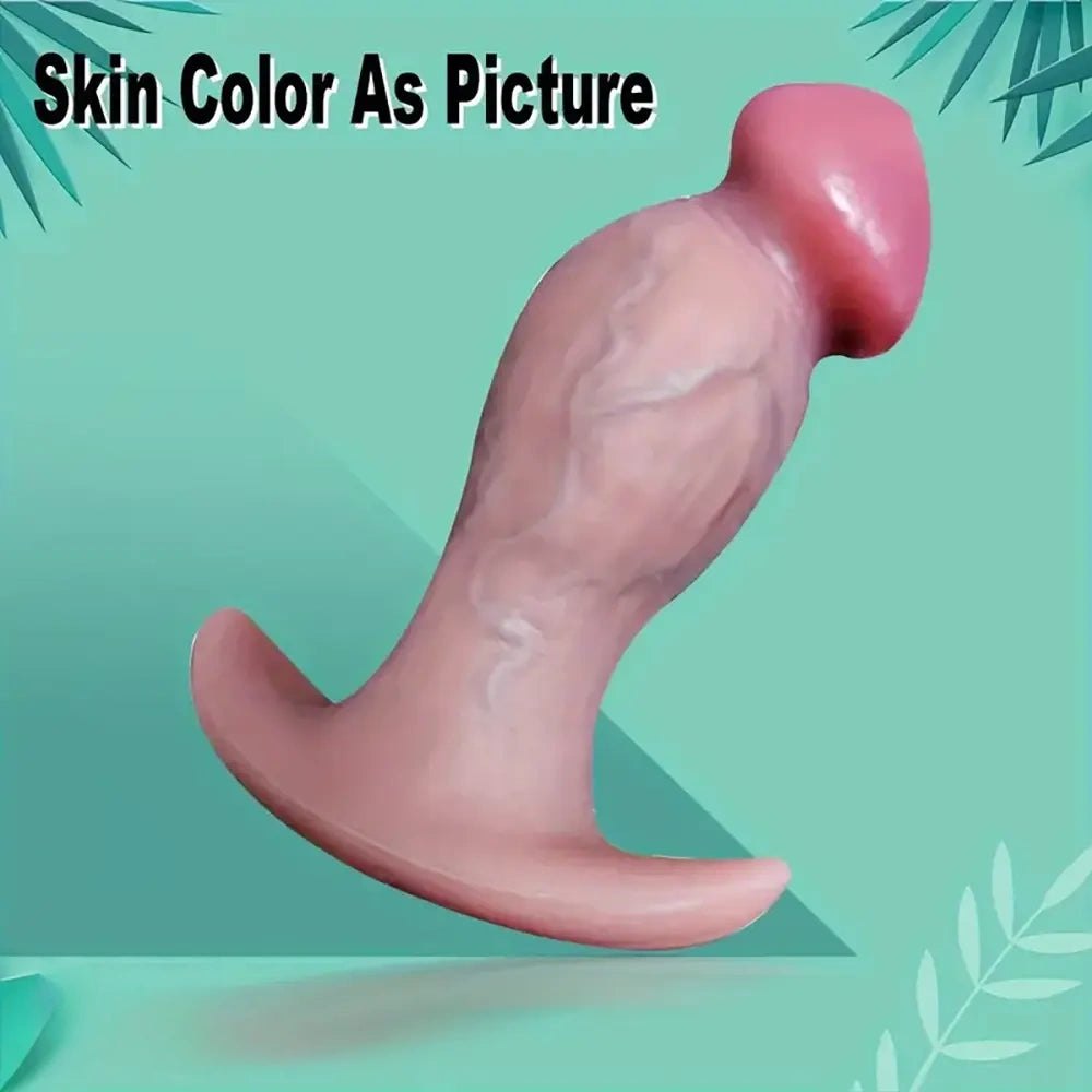 Flesh small vivid-head realistic dildo
