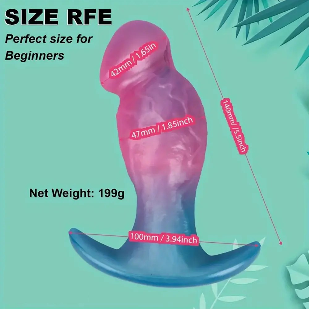 Mixed small vivid-head realistic dildo