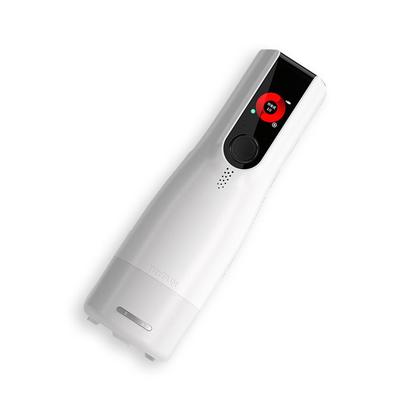 White smart interactive male masturbator device, photo 1