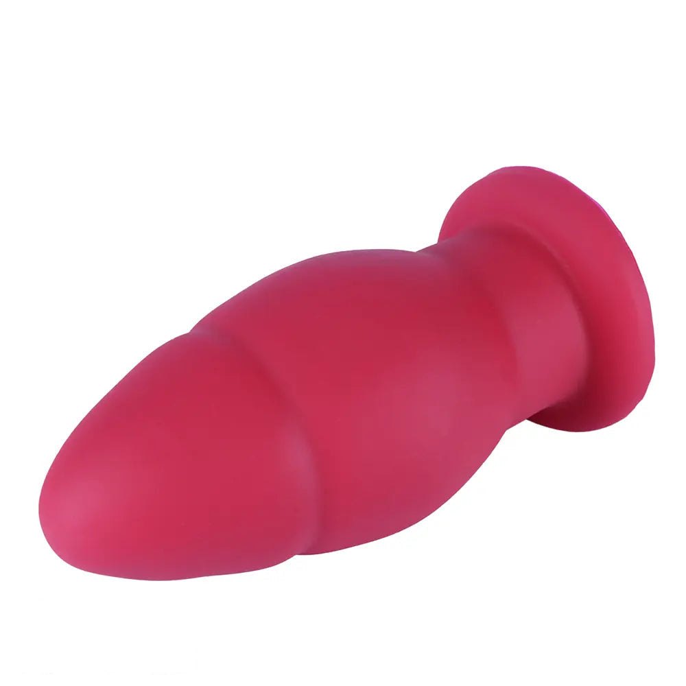 Rose red smooth bulb anal plug, photo 13