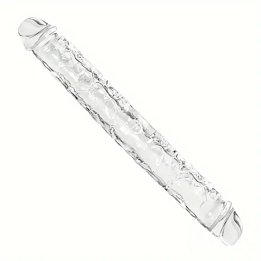 Smooth double-ended tpe dildo, photo 1
