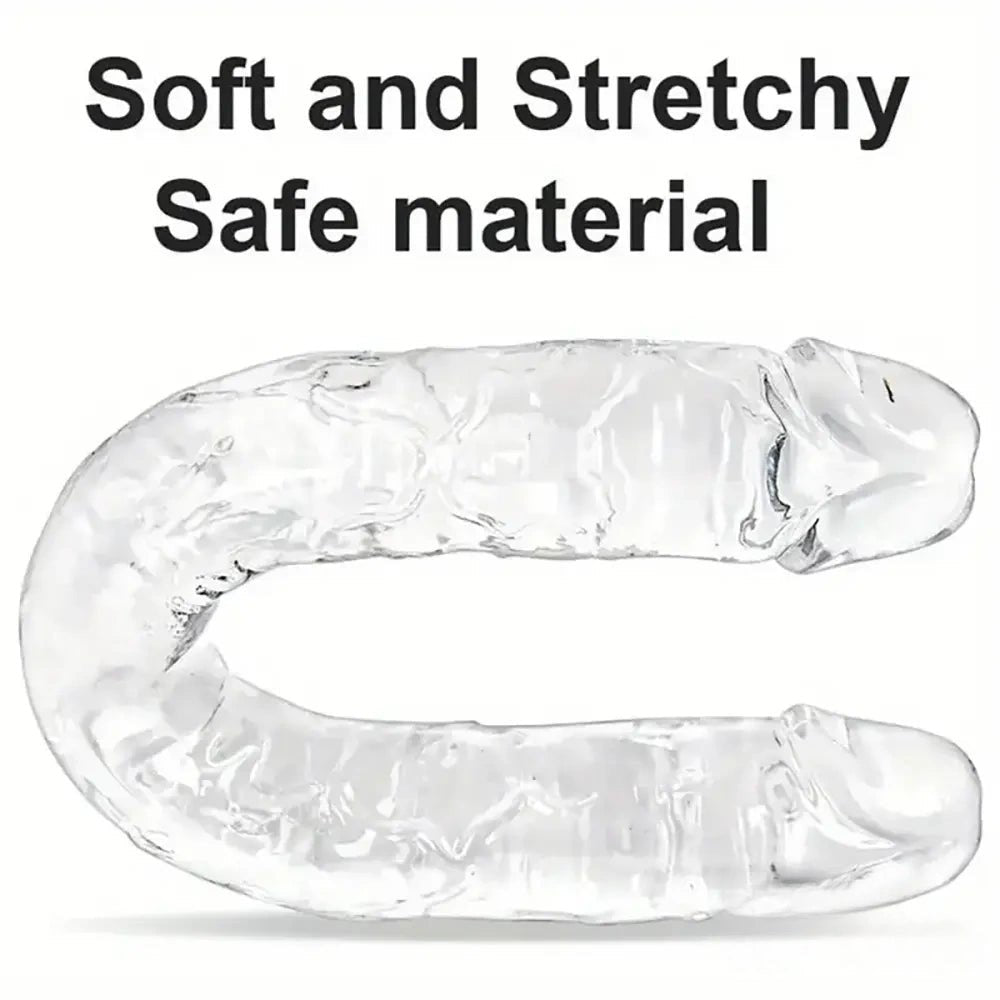 Smooth double-ended tpe dildo, photo 5