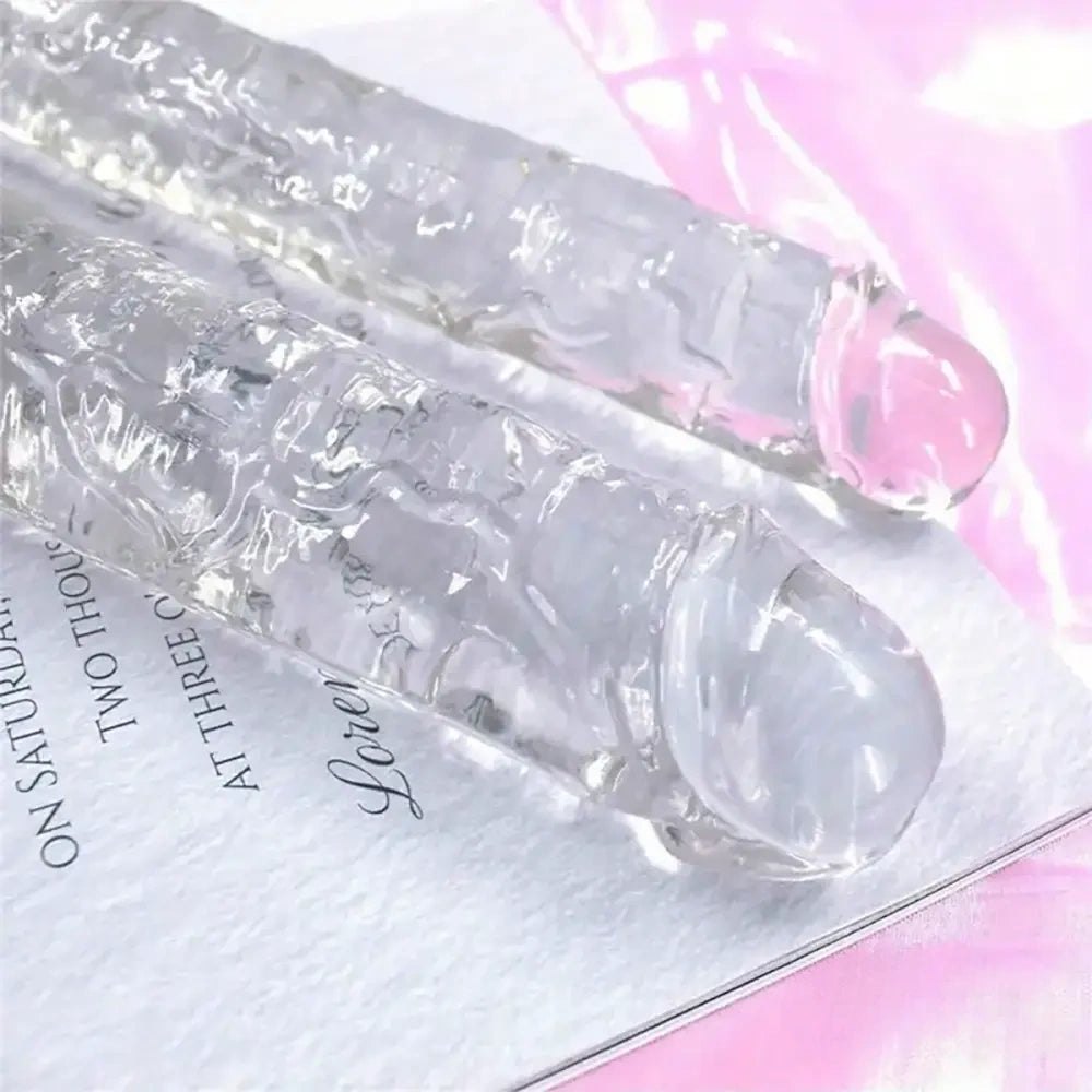 Smooth double-ended tpe dildo, photo 6