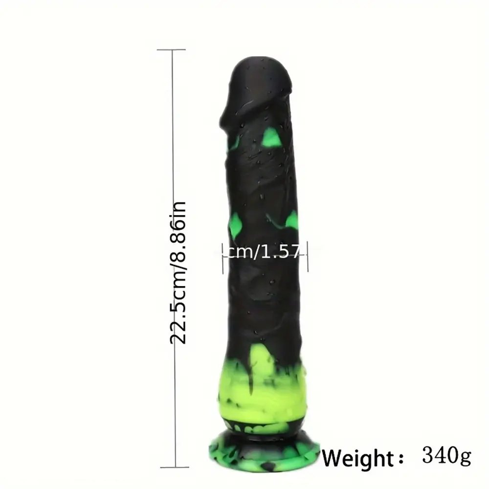 Mixed smooth eggless realistic silicone dildo