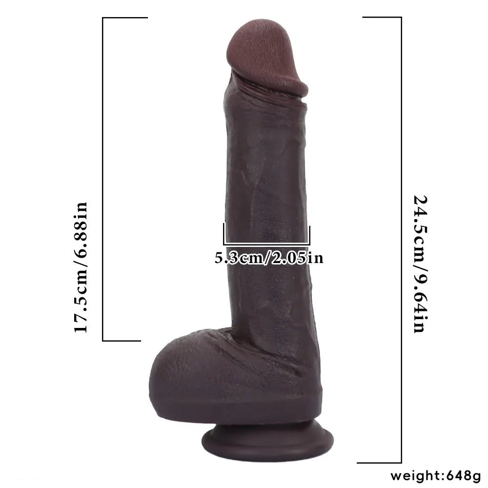 Coffee smooth head suction cup dildo, photo 7