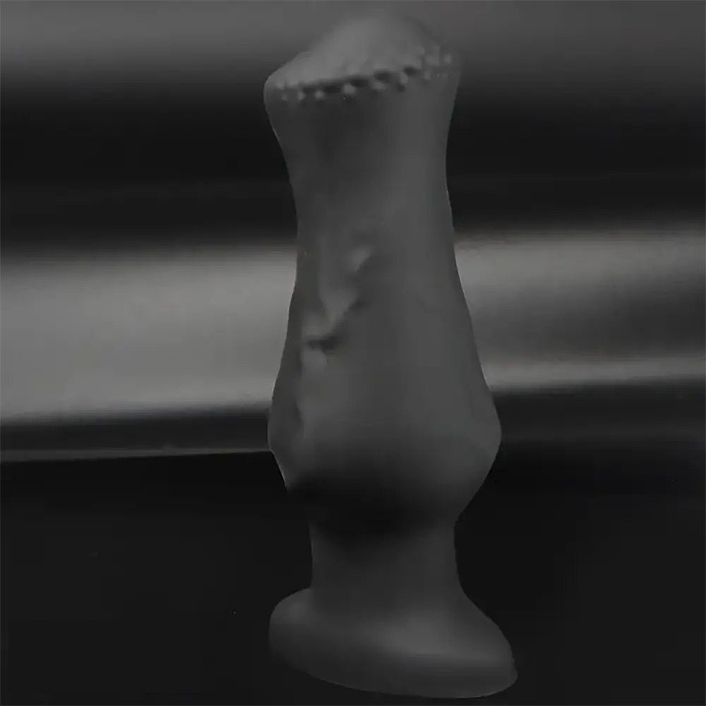 Black tapered anal plug, photo 2
