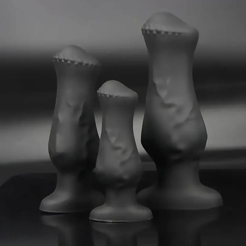 Black tapered anal plug, photo 5