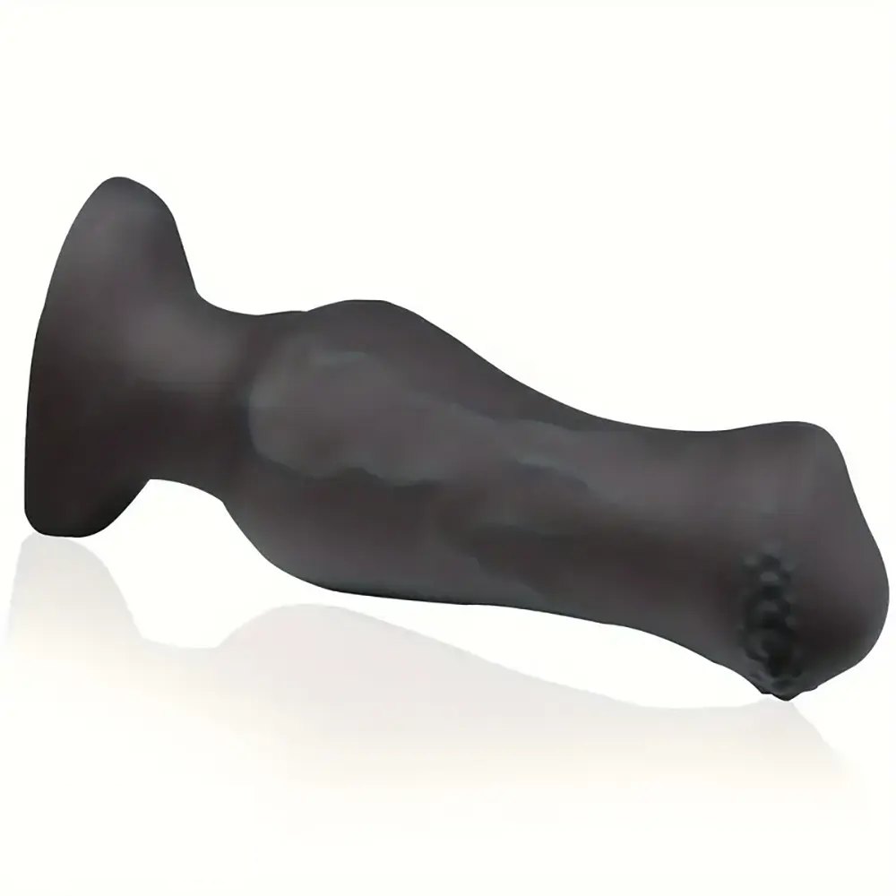 Black tapered anal plug, photo 6