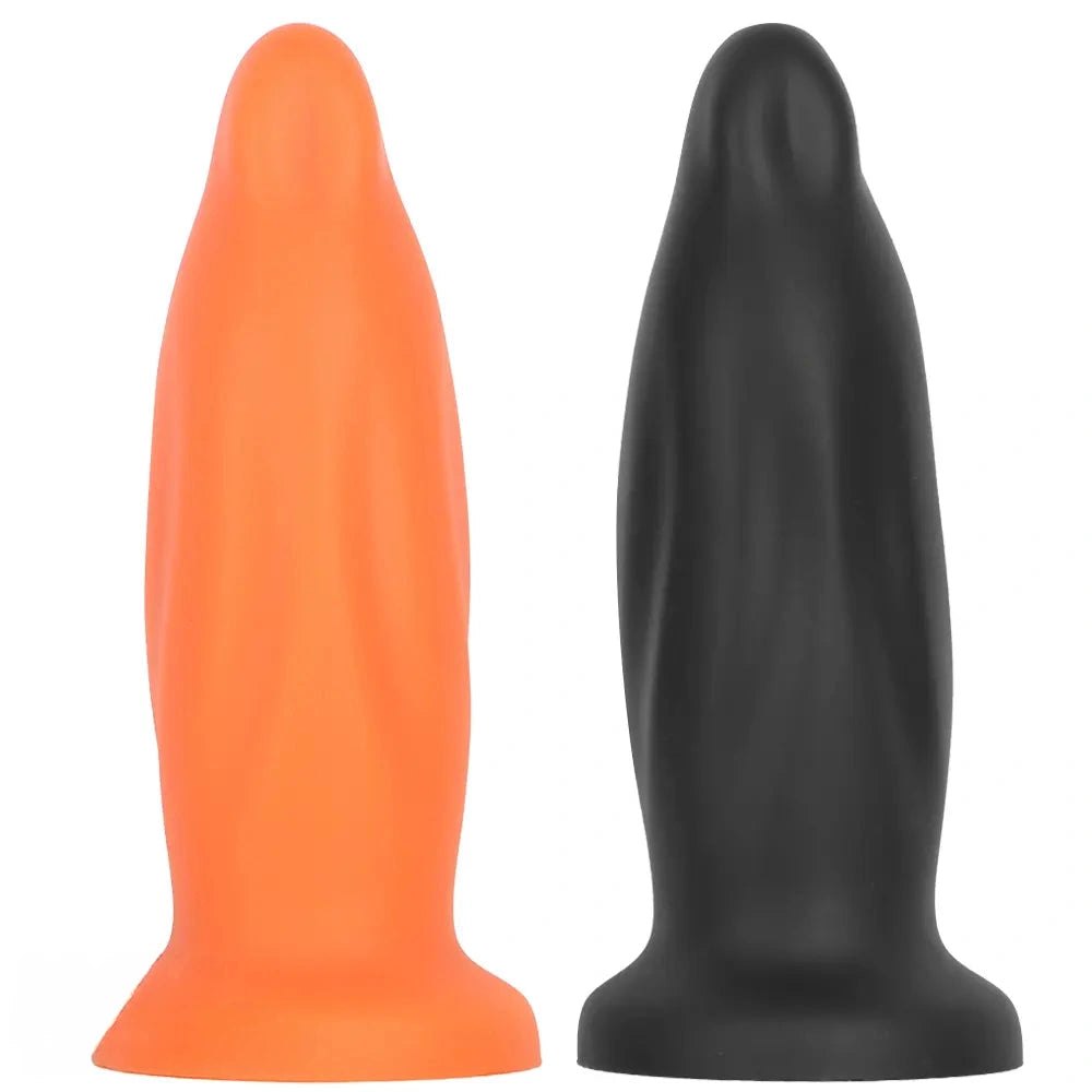 Smooth thick silicone dolphin-style dildo, photo 1