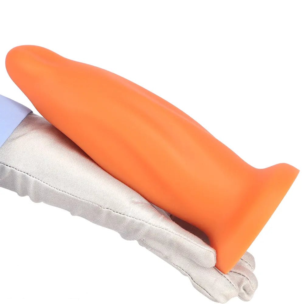 Smooth thick silicone dolphin-style dildo, photo 15