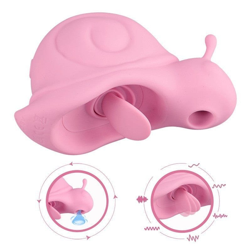 Silicone snail-shaped clitoral suction vibrator, photo 7
