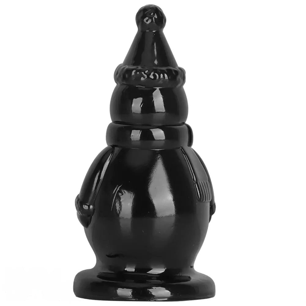 Black snowman novelty butt plug, photo 1