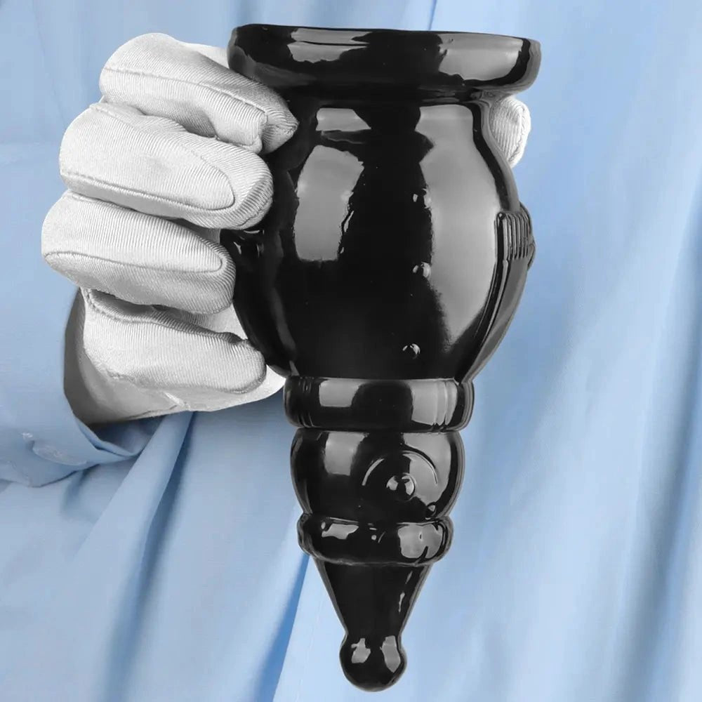 Black snowman novelty butt plug, photo 12