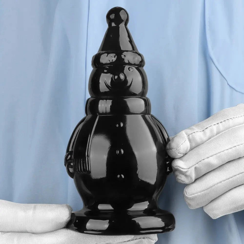 Black snowman novelty butt plug, photo 14