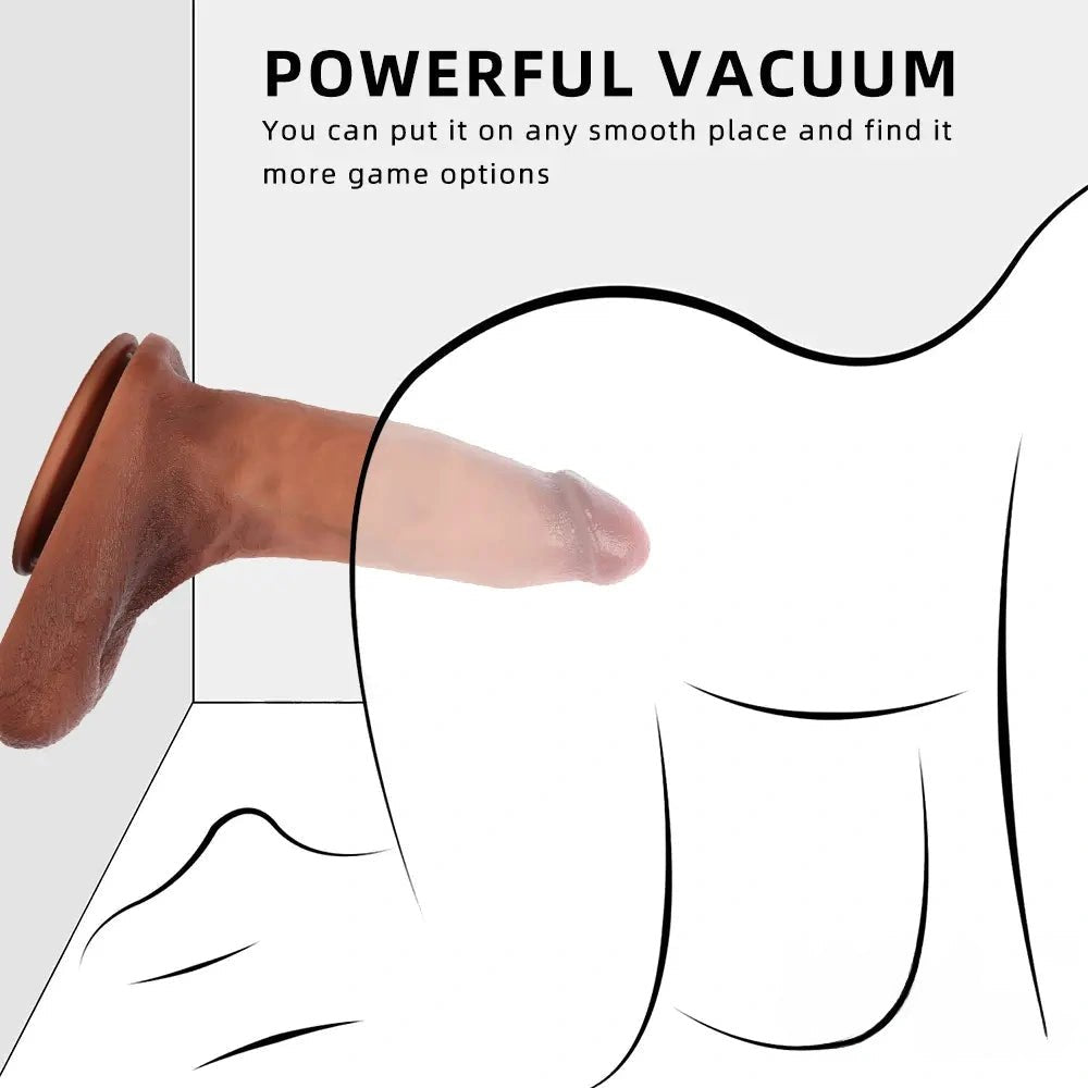 Silicone suction cup dildo, photo 3