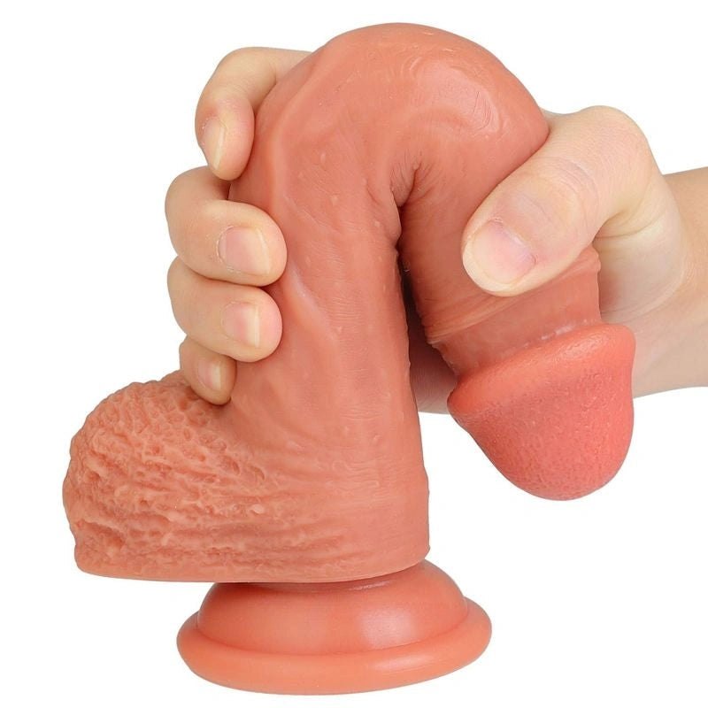 Flesh tone realistic suction cup dildo, photo 5