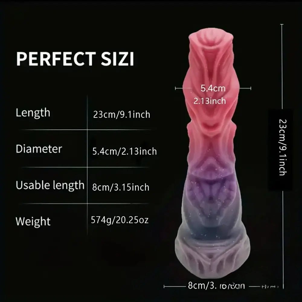 Sparkle fantasy silicone dildo, photo 11