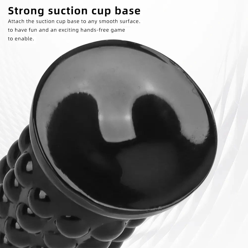 Black ribbed anal plug, photo 6