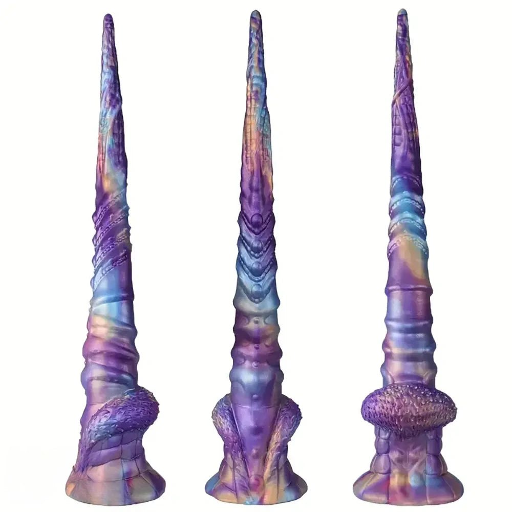 Purple fantasy horn dildo, photo 1