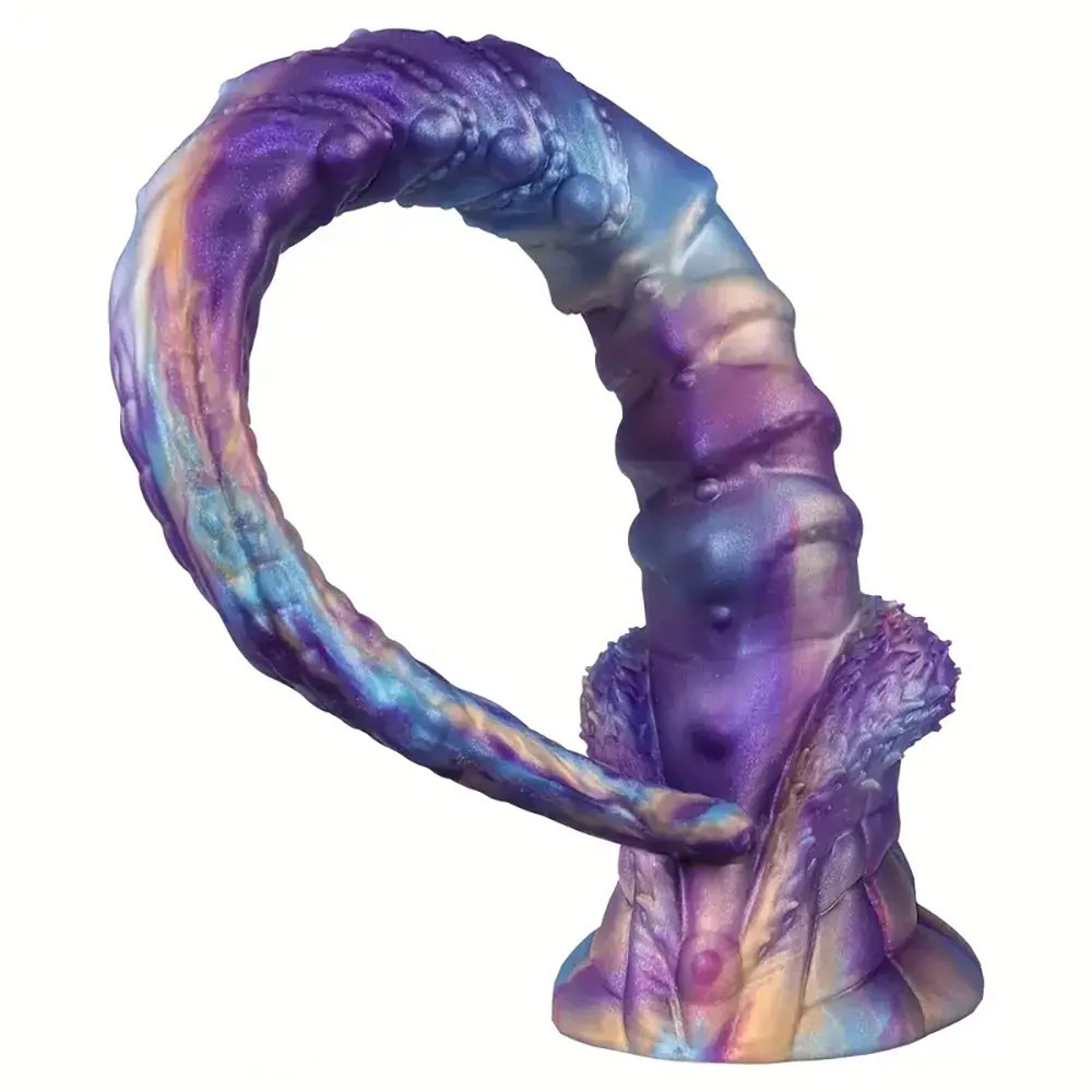 Purple fantasy horn dildo, photo 2