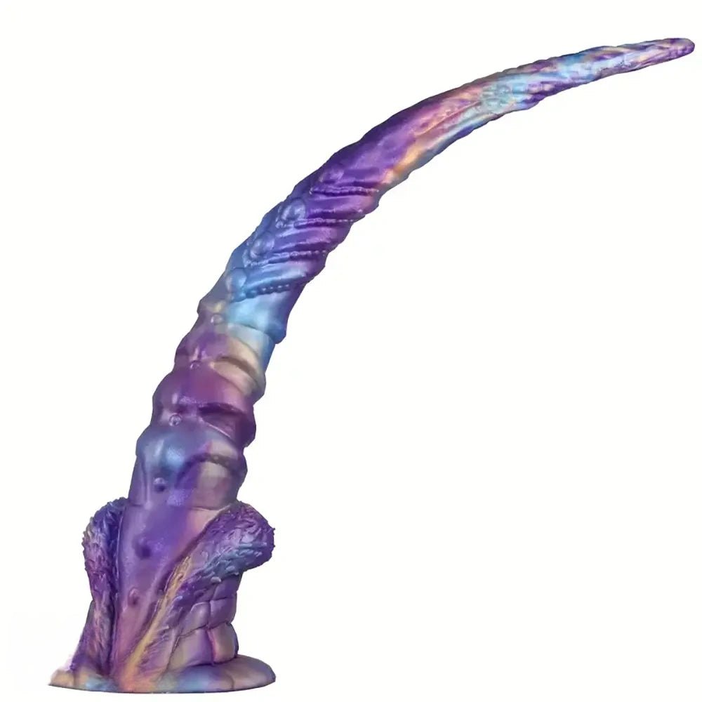 Purple fantasy horn dildo, photo 6