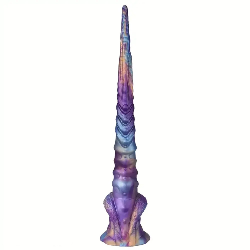 Purple fantasy horn dildo, photo 7