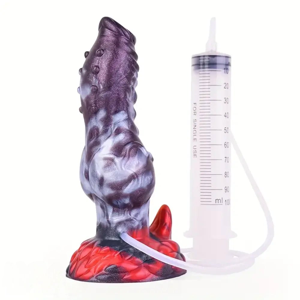 Spiked knot silicone animal dildo, photo 11