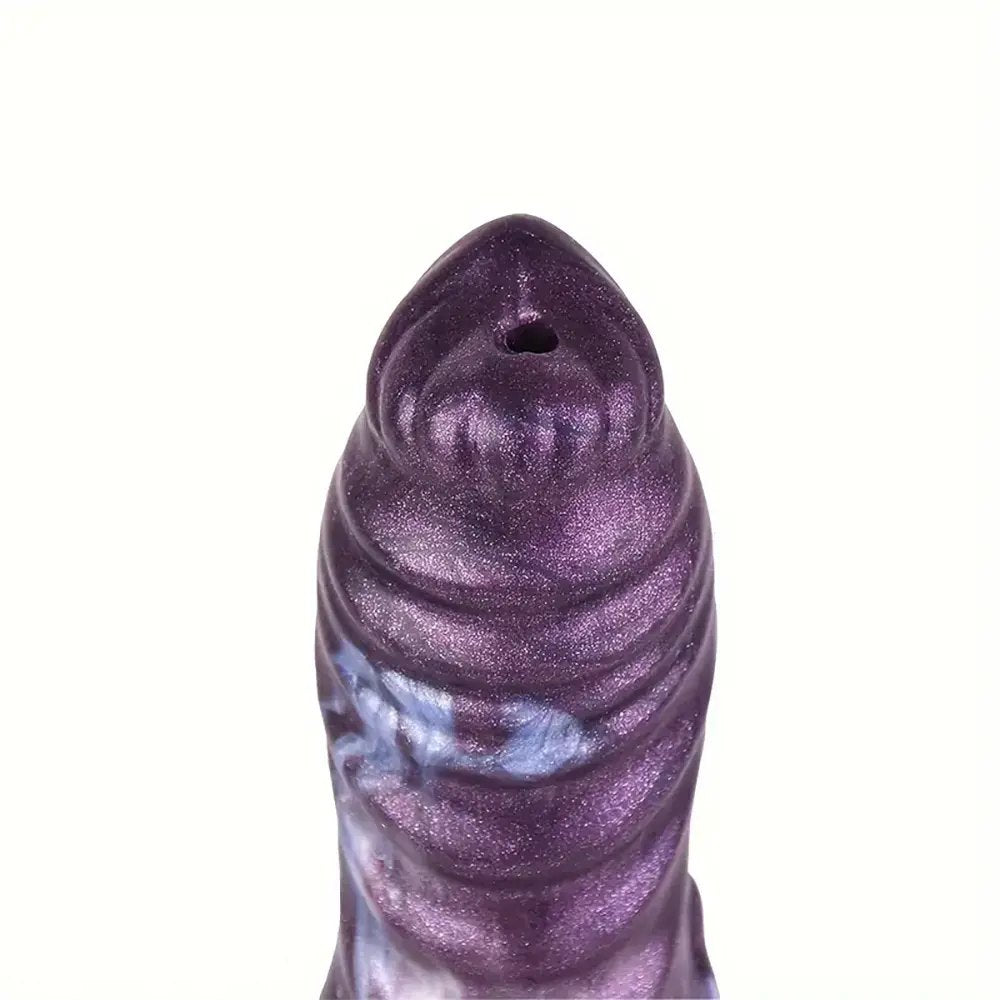 Spiked knot silicone animal dildo, photo 12