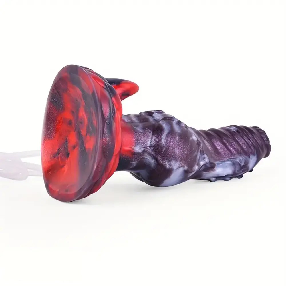 Spiked knot silicone animal dildo, photo 4