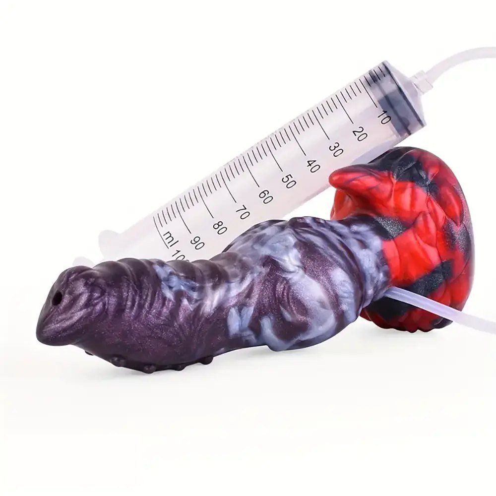 Spiked knot silicone animal dildo, photo 6