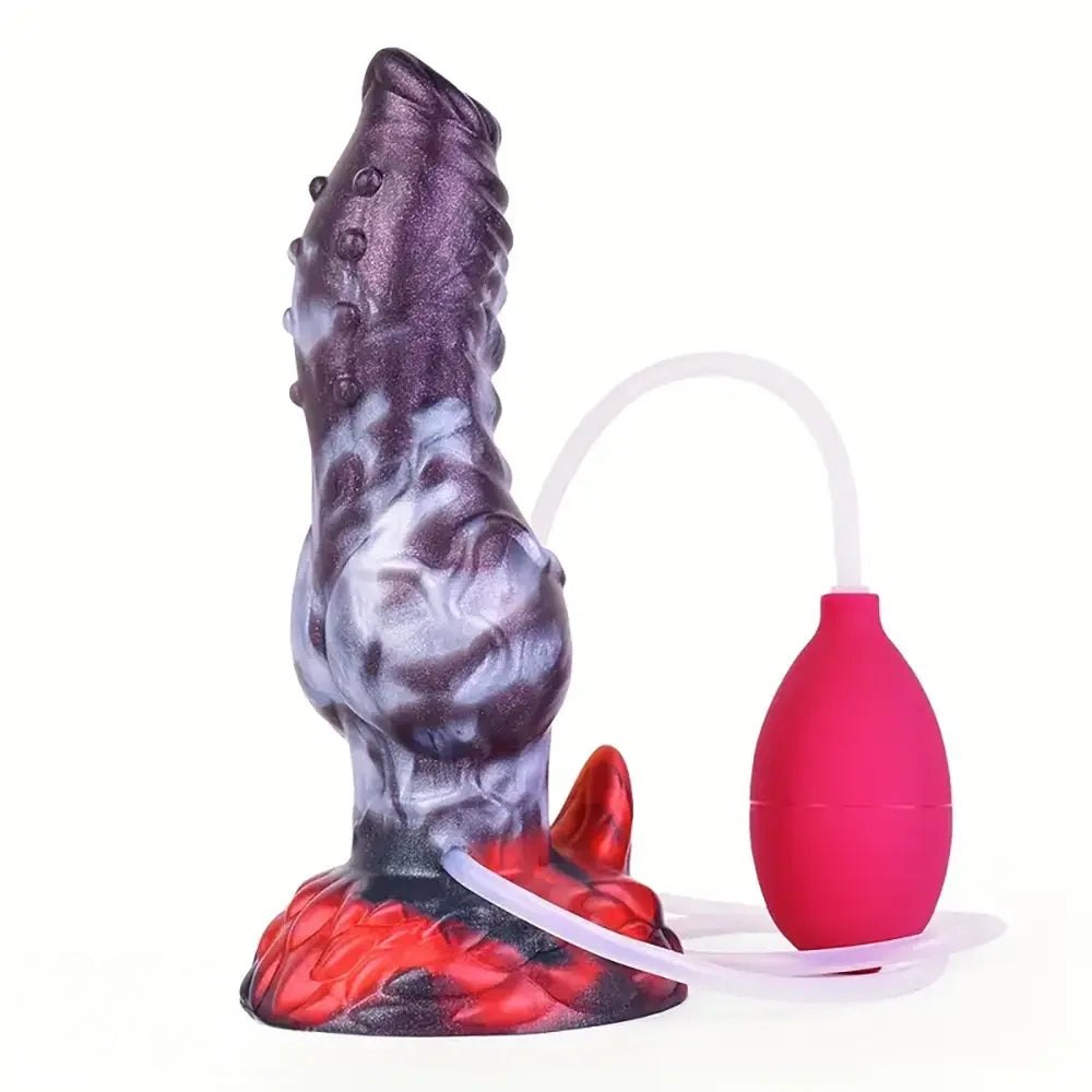 Spiked knot silicone animal dildo, photo 8