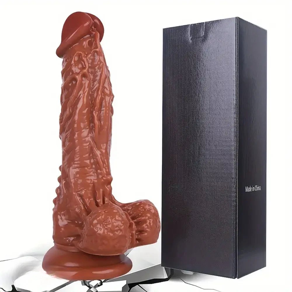 Translucent pink realistic dildo, photo 9